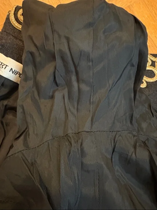 Albert Nipon Double-Breasted Embellished Collar Jacket - Picture 13 of 15